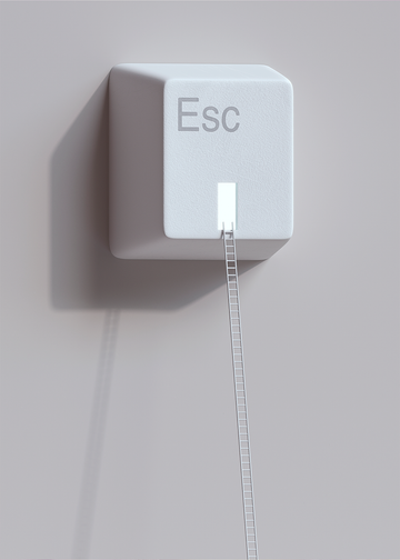 Escape Art Print